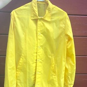 Yellow raincoat vintage